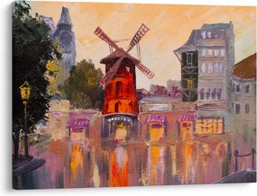 Obraz - Moulin Rouge, Paryż, Francja (70x50 cm)