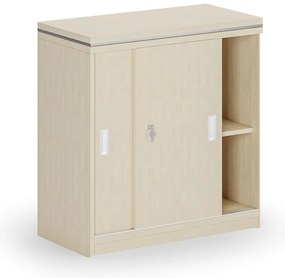Szafka przesuwna ARRISTO LUX, 800 x 400 x 836 mm, brzoza