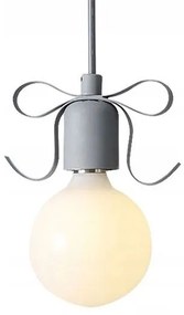 Lampa sufitowa wisząca APP188-1CP NARNI szara