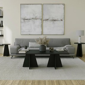 Stolik konferencyjny Double Mushroom Black