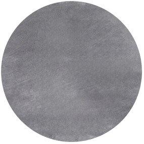 Dywan pluszowy Sky szary antypoślizgowy do prania 120 cm x 120 cm