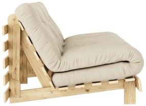 Beżowa rozkładana sofa 160 cm Roots – Karup Design