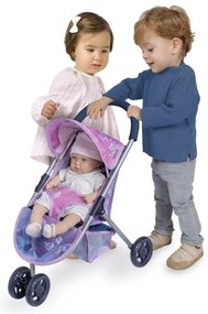 Rappa DeCuevas 90276 Sportowy wózek dla lalek Magic Bubble 2024 - 55 cm