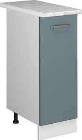 Szafka apteczna niebiesko-szary 30x60x81.6 r-line