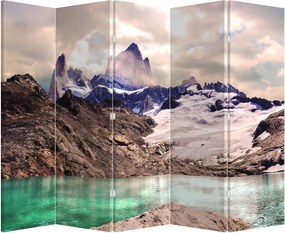 Parawan - Górskie jezioro (210x170 cm)