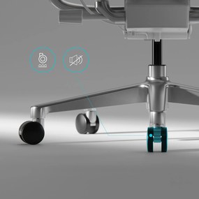 Fotel ergonomiczny szary V-Kinetic