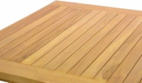 Stół ogrodowy DIVERO z drewna tekowego 80 x 80 cm