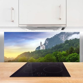 Panel Szklany do Kuchni Baśniowa Twierdza nad Przepaścią