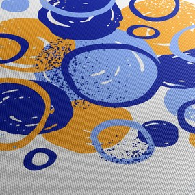 Obraz - Jasny motyw z kółkami (170x50 cm)
