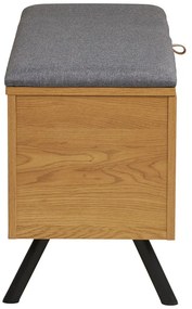 Skrzynia w dekorze dębu w naturalnym kolorze 92x48x33 cm Barco – House Nordic