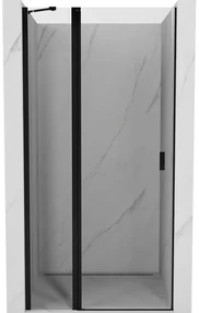 Mexen Mist drzwi prysznicowe uchylne 70 cm, transparent, czarne - 8A4-070-000-70-00