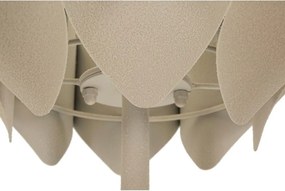 Beżowa lampa stojąca z metalowym kloszem (wysokość 155 cm) Space – Mauro Ferretti