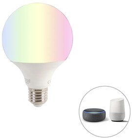 Inteligentna żarówka LED E27 z możliwością ściemniania G95 11W 900lm 2200-4000K RGB