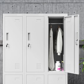 Szafka BHP ubraniowa pracownicza: szara BARTEK 1 Plus