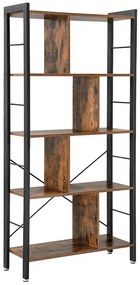 Industrialny Regał Nowoczesny Stojący 140 Cm N2-T76