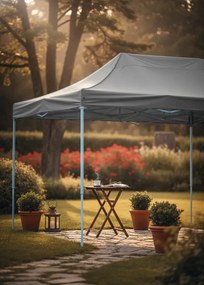 Antracytowy namiot ogrodowy A5-R20