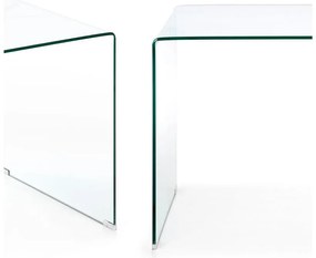 Szklane biurko 70x125 cm Burano – Kave Home