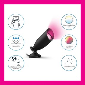 Inteligentna lampa zewnętrzna LED 5 W Ground Spot Extension – WiZ
