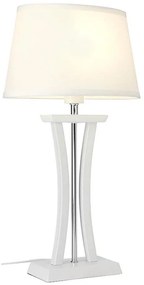 Cottex B2418V - Lampa stołowa NEW CHELSEA 1xE14/40W/230V biała
