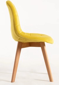 Zestaw 4 Krzese Kelen Aksamitne