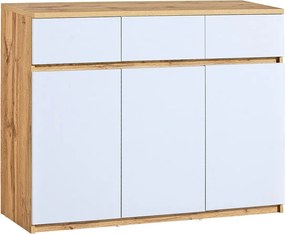 Komoda KRYOS 120 cm do Salonu Sypialni Dąb wotan