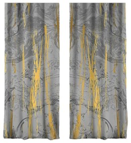 Szaro-złote zasłony zestaw 2 szt. 140x260 cm – Mila Home