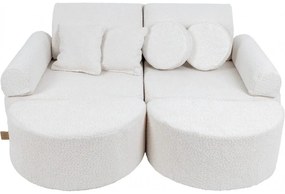 Pocket sofa max boucle biała - meowbaby®