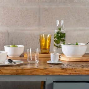 Biały kamionkowy spodek do filiżanki espresso Costa Nova Roda, ⌀ 11 cm