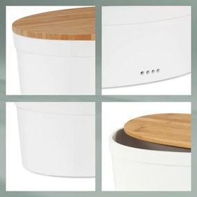 Kela Chlebak ceramiczny SALENA, biały