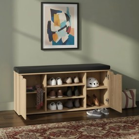 Szafka na buty z siedziskiem PORTA, 103 x 30 x 46 cm