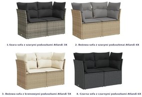 Dwuosobowa sofa ogrodowa Victos
