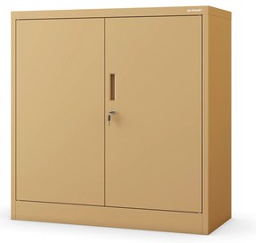Szafka na akta osobowe, niska, beżowa, 900x930x400 mm: BEATA Fresh Style