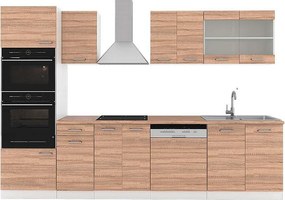 Aneks kuchenny sonoma/biały 300x60x81.6 r-line