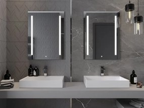 Mexen Remi lustro łazienkowe podświetlane 60 x 80 cm, LED 6000K, antypara - 9804-060-080-611-00