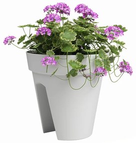 Doniczka na balustradę z plastiku z recyklingu ø 30 cm Capri – Artevasi