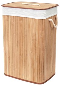 Naturalny bambusowy kosz na pranie 78 l Bamboo – Compactor