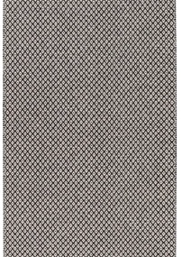 Kremowo-czarny chodnik odpowiedni na zewnątrz Narma Diby, 70x100 cm