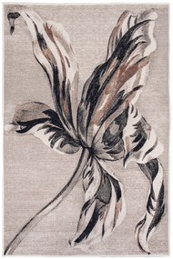 Dywan Anny Beżowy kwiat 118x170 Prostokąt