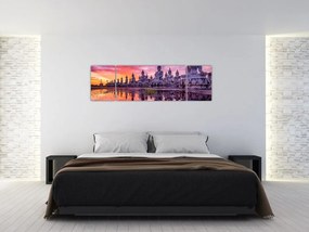 Obraz - Budda podczas zachodu słońca (170x50 cm)