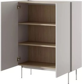 Komoda Lobster – nowoczesna komoda do salonu na metalowych nóżkach, minimalistyczny design