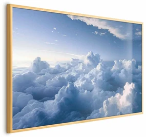 Plakat Podniebne pejzaże 42x29,7 cm z ramą złotą bez marginesu ARTGEIST B