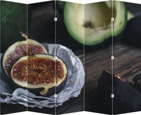 Parawan - Figi i awokado (210x170 cm)