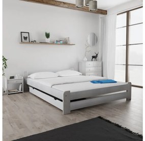 Łóżko Emily 160 x 200 cm, białe Stelaż: Ze stelażem listwowym elastycznym, Materac: Materac Coco Maxi 20 cm