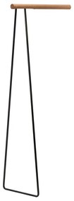 Czarny stalowy stojak na ubrania 65x150x45 cm – LIND DNA