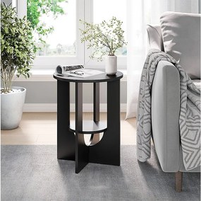 Stolik kawowy czarny 40x40x50.5 vareo