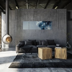 Obraz - Delikatne kwiaty (170x50 cm)