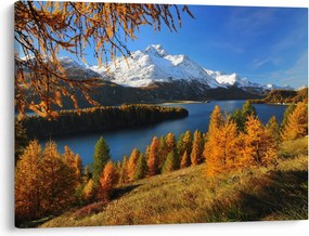 Obraz - Jesień w Alpach (70x50 cm)