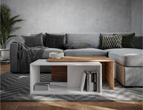 Stolik kawowy / Ława zestaw 2 szt. – 90 x 48 x 40 cm, Nowoczesny stolik do salonu, Stolik przy sofie z miejscem do przechowywania, Stolik w stylu gniazdowym