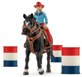 Schleich 42576 Kowbojski wyścig wokół beczek