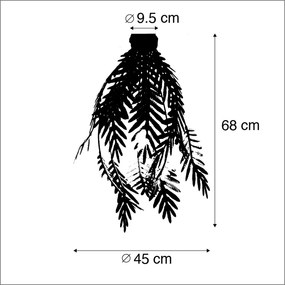 Plafon / Lampy sufitowe vintage duży złoty - Botanica Retro Oswietlenie wewnetrzne